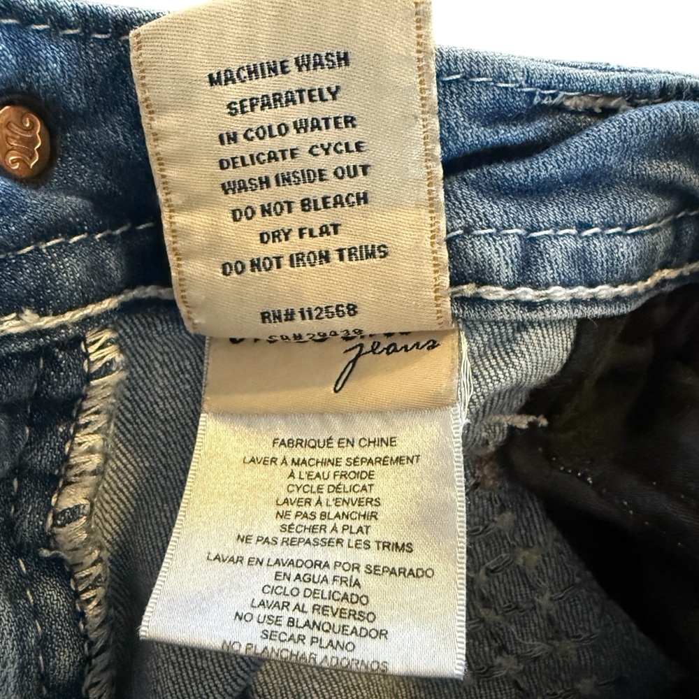 Miss Me Signature Cuffed Capri Jeans Size 30 - Picture 11 of 16